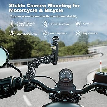 Amazon.com : Came-TV Motorcycle Camera Mount Stabilizer